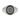 Front view of the Imperial Chrysanthemum Ring showing the 14K gold vermeil flower set against deeply oxidized silver