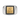 Japanese Nin kanji signet ring, two-tone finish, front view on white background