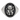 Close-up of 925 sterling silver Maneki Neko ring showing the 14K gold vermeil lucky cat on a dark oxidized background