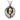 Detailed 925 sterling silver baby foot pendant featuring protective hands cradling a gold-toned newborn footprint design