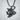Tropical Fish Pendant, oxidized, product photo on white stone