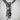 Close-up of the crossed fingers pendant highlighting the oxidized silver finish and lifelike hand details