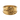 Front view of the Leo lion ring featuring a majestic resting lion sculpted in 14K gold vermeil against a white background