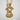 Close-up of premium 925 sterling silver cat heart pendant showing detailed craftsmanship and elegant gold finish