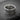 Close up of traditional geometric wave engravings on premium sterling silver wide band ring