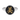 Kanji beauty signet ring, front view on black background