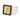 Dream kanji signet ring, two-tone finish, front view on black background