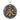 Eternity kanji pendant, front view on white