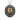 Japanese lantern pendant, front view on white background