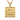 Mu kanji pendant, front view on white background
