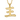 King kanji pendant, front view on white background