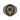 Hittite sun ring in 925 sterling silver featuring 14K gold vermeil relief on white studio background.