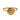 Front view of dainty Hittite sun ring showing 14K gold vermeil standard on an oxidized silver disc against white background
