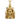 Kybele enthroned goddess pendant, front view on dark background