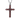 Polished sterling silver ruby cross pendant with round-cut red CZ stones on a link chain, shown on a black background.