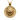Snarling Bear Pendant, gold vermeil, front view on white background