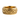 Gold vermeil Slavic bird ring featuring intricate knotwork design displayed on dark textured stone background