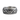 Front view of silver Slavic bird ring featuring intricate folklore bird patterns displayed on dark stone background