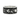 Silver skull ring with a continuous band of engraved skulls and wave patterns, shown close-up on a dark slate surface.