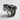Serpent Wrap Ring, oxidized silver, angled view on surface