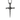 Wrapped nail cross pendant, oxidized silver, front view on white background