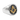 Hammered Masonic signet ring, front view on white background