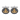 925 sterling silver Past Master cufflinks featuring 14K gold vermeil compass and sun on pure white background