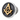 Masonic Letter G Lapel Pin, front view on white