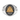 Magna est veritas ring, two color finish, front view on white background
