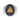 In deo fiducia masonic ring in two color finish, front view on white
