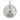 Scorpio zodiac pendant in 925 sterling silver with genuine citrine stone and chrysanthemum floral detail