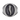 Front view of handcrafted 925 sterling silver Italian horn ring with deeply oxidized textured signet face