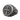 Saint Benedict Signet Ring, oxidized silver, front view on white background