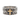 925 sterling silver Saint Benedict ring featuring Vade Retro Satana engraving and gold cross on white background