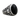 Handcrafted 925 sterling silver black onyx skull ring featuring oxidized skull shoulders on white background