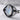 Cat Eye Moonstone Ring, oxidized silver, close-up of moonstone pupil