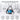Detailed product infographic highlighting solid 925 sterling silver and genuine blue opal eye pendant features