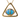 Handcrafted gold oracle eye pendant featuring a vibrant blue opal inlay set in a geometric triangle frame