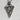 Pizza slice pendant, oxidized silver, front view