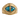Front view of handcrafted turquoise dragon eye ring in polished finish featuring genuine stone pupil design