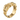 geometric block ring, gold vermeil, front view