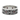 Fleur-de-lis cross ring, front view on white
