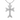 Armenian Khachkar Cross Pendant, front view on white