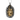 Two-tone 925 sterling silver self made woman pendant featuring gold figure sculpting herself from rock stone