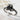 Two Mice Rope Ring, product photo, oxidized silver on marble