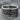 Vintage Engraved Ring, oxidized silver, product photo on stone surface