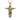 14K gold vermeil Silver Jesus Pendant with open arms design displayed on black charcoal
