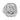 Saint Jude Thaddeus ring, front view on white background