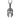 Front view of 925 sterling silver Spartan helmet pendant with intricate scroll patterns on dark stone background