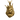 King Gorilla Pendant, front view on white